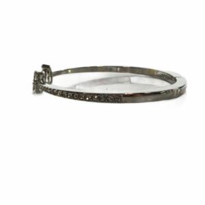SWAROVSKI バングル アクセサリー ブレスレット クリスタル シルバー色 GY18 /MQ