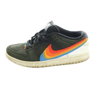 × ポラロイド Polaroid ダンク ロー プロ QS ブラック ホワイト Dunk Low Pro