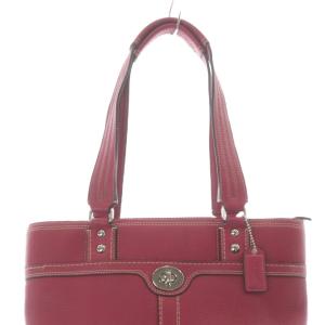 COACH トートバッグ ハンプトンズレザー ハンドバッグ ピンク F13959 /SR GY11