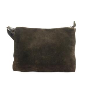 GUCCI ショルダーバッグ スエード レザー 茶 ブラウン 001 3266 001998 /AN47 GY42