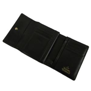 Vivienne Westwood 財布 二つ折り レザー オーブ ブラック