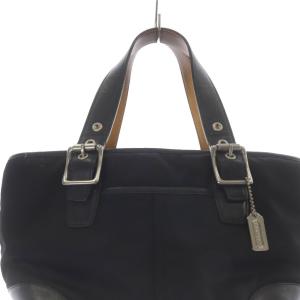 COACH ハンドバッグ キャンバス レザー 黒 ブラック 1824 /SR GY18