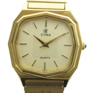 ジャンク品 le locle switzerland 腕時計 ウォッチ クォーツ ロゴ ゴールド色 GY18