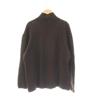 YVES SAINT LAURENT ニット 長袖 ウール 3 茶 GY11 /SY OS