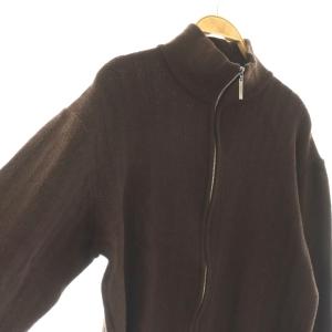 YVES SAINT LAURENT ニット 長袖 ウール 3 茶 GY11 /SY OS