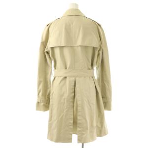BURBERRY BLUE LABEL トレンチコート スプリングコート ノバチェック ロゴ ボタン ベルト付き 38 ベージュ /CX  GY18