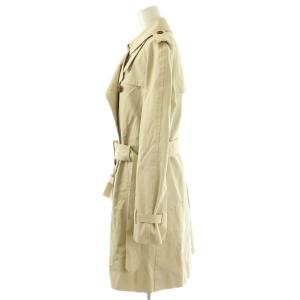 BURBERRY BLUE LABEL トレンチコート スプリングコート ノバチェック ロゴ ボタン ベルト付き 38 ベージュ /CX  GY18