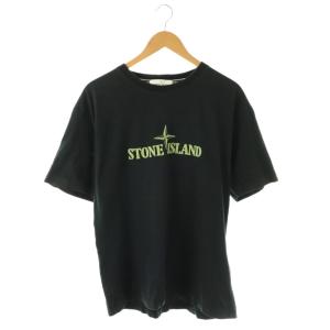 Tシャツ カットソー 半袖 刺繍 L ネイビー /DF GY11