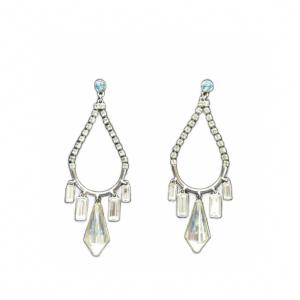 ピアス アクセサリー 両耳用 ロング シルバー色 GY18 /MQ