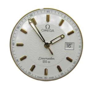 ジャンク品 腕時計 ムーブメントのみ 白文字盤 カレンダー付き デイト