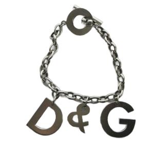 ブレスレット アクセサリー D&Gロゴチャーム トグルチェーン シルバー色 GY18 /MQ