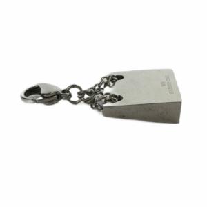 Cartier ショッピングバッグチャーム アクセサリー ロゴ シルバー色 GY18 /MQ OH