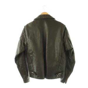 Schott ライダース シングル ジャケット 38 ダークブラウン