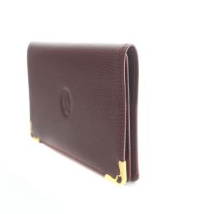 Cartier カードケース 名刺入れ ボルドー /SS OS OHGY11