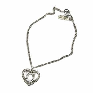 Salvatore Ferragamo ブレスレット アクセサリー ガンチーニ ハート ラインストーン シルバー色 GY18 /MQ