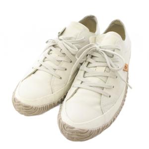 SPINGLE MOVE スニーカー シューズ カンガルーレザー M 25.5cm アイボリー SP-110 /TK GY11