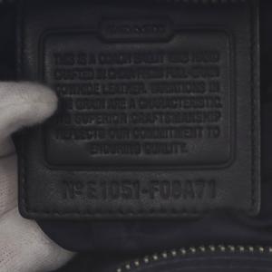COACH ハンドバッグ レザー ブラック F08A71 /YO2 GY18