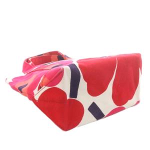 marimekko ハンドバッグ トートバッグ 総柄 ロゴ キャンバス ピンク /SR GY18