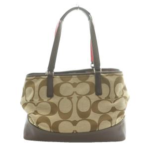 COACH シグネチャーキャンバス トートバッグ ベージュ 19354 /SS OS GY18