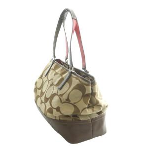 COACH シグネチャーキャンバス トートバッグ ベージュ 19354 /SS OS GY18
