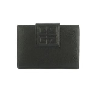 二つ折り財布 小銭入れ レザー 黒 /MI GY18