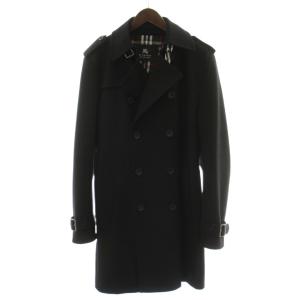 トレンチコート L ダブルブレスト 裏地チェック柄 BMC60-704-09