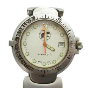 ジャンク品 腕時計 ウォッチ クォーツ カレンダー付き シルバー色 GY18 /MQ