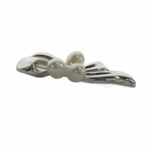 TASAKI 田崎 ネックレス トップのみ アクセサリー ペンダント リボン パール 真珠 5mm Silver925 シルバー色