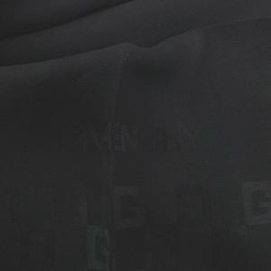 GIVENCHY スカーフ 大判 Gロゴ 総柄 黒 ブラック /XZ GY11