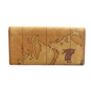 PRIMA CLASSE PRIMACLASSE 長財布 小銭入れ フラップ 地図柄 PVC 茶 C W018 9000 /MI GY18