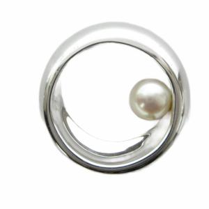 ネックレス トップのみ アクセサリー パール 真珠 6mm シルバー色 GY11 /MQ