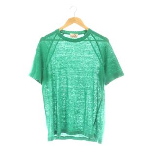 Tシャツ カットソー ラグラン 半袖 L グリーン /CX GY18