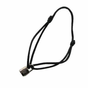 Q95590 ロックイット ブレスレット アクセサリー ロゴ Silver925 黒 ブラック GY18