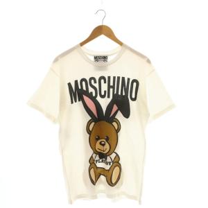 ×PLAY BOY Tシャツ カットソー 半袖 テディベア 白 マルチカラー 181AFEV07030540