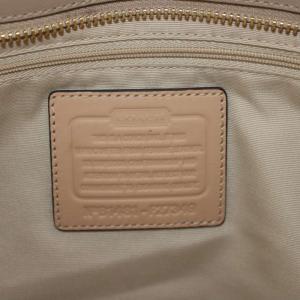 COACH トートバッグ ショルダーバッグ ロゴ レザー ベージュ F27349 /AN44 GY11