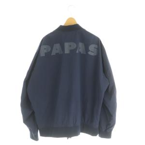 Papas ジャケット ブルゾン 52 LL 紺 D0494F JM004 /MI GY11