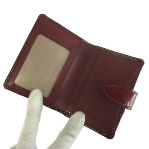 BURBERRY カードケース ノバチェック ハート ボルドー
