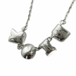 Dior ネックレス アクセサリー ペンダント ロゴ シルバー色 GY18 /MQ OH