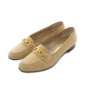 BABS ローファー モカシン 7.5 25cm キャメル ガンチーニ金具 モカシン縫い /RI OS
