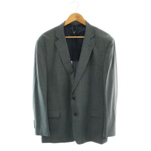 Brooks Brothers セットアップ シングルスーツ ジャケット ウール 背抜き センターベント パンツ 44 ブルー /HK