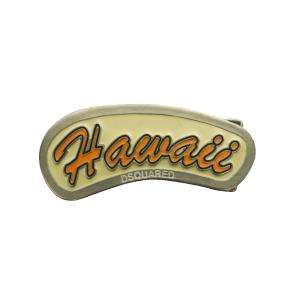 バックル ロゴ Hawaii シルバーカラー アイボリー /SS OS GY18