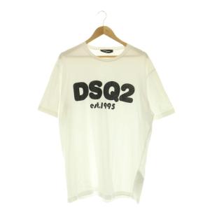 Tシャツ カットソー 半袖 ロゴプリント XXL 白 ホワイト /SY GY18