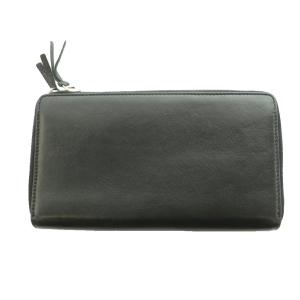 BALENCIAGA ペーパー コンチネンタル ジップアラウンド ウォレット ブラック