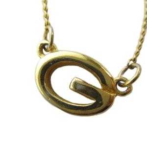 ネックレス アクセサリー ペンダント ロゴ ゴールド色 GY42 /MQ
