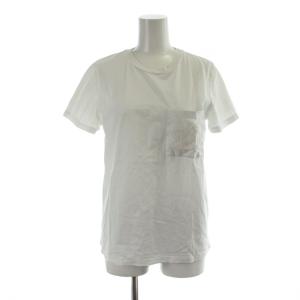 Tシャツ カットソー 半袖 ロゴ S 白 ホワイト GY18 /MQ