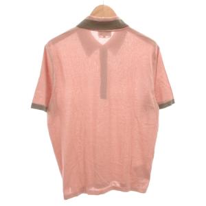 HERMES ポロシャツ L ピンク