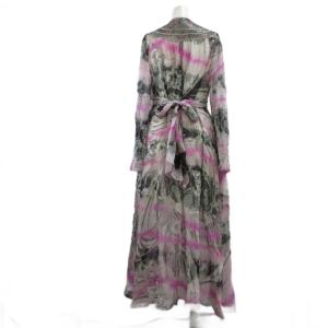 Emilio Pucci ワンピース シルク 38 マルチカラー ビーズ装飾 16RG02