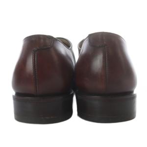 Salvatore Ferragamo ビジネスシューズ シングルモンクストラップシューズ レザー 7.5D ブラウン /YO25 GY11