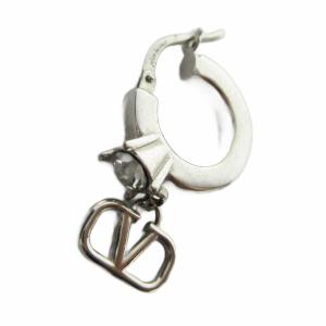 ピアス アクセサリー 片耳のみ ロゴ シルバー色 GY18 /MQ