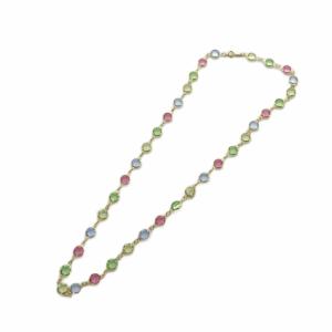 ネックレス アクセサリー クリスタル ロゴ マルチカラー GY11 /MQ
